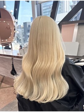 色落ちしない抜きっぱなしブロンド