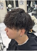 波巻きシャドーパーマ メンズ