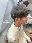ダブルカラー/シルバーカラー/メンズカット
