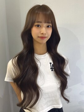 ペレ 原宿(PELE) ダブルカラー/ケアブリーチ/羽エクステ/原宿