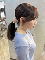 シュリット(schritt)&nbsp;小顔前髪結んでも可愛いフェイスレイヤー渋谷宮益坂 mutsuki
