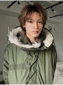 フェザーショート×ニュアンスパーマ【仙台】