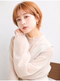 20代30代40代50代髪質改善ミルクブラウンナチュラルショート