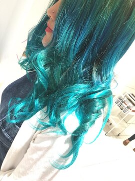 レリー(Relie) ターコイズブルーグラデーションカラー