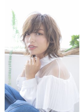 フレイムス ヘアアンドリラックス 吉川店(Frames hair&relax) くびれミディ　外ハネ