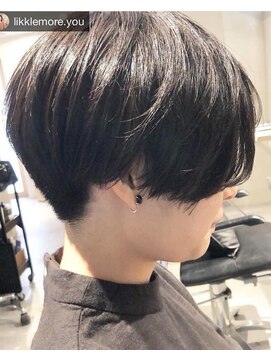 リコモ(Likkle More) 前下がりショート×グレー担当川野【十条ＬｉｋｋｌｅＭｏｒｅ】