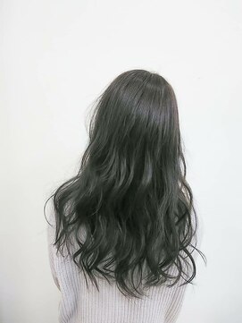 プレッティ フォー ヘア(PRETTY FOR HAIR) プラチナグレージュ×ロング