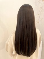 小顔セミウェットウェーブピンクベージュハイライトカラー