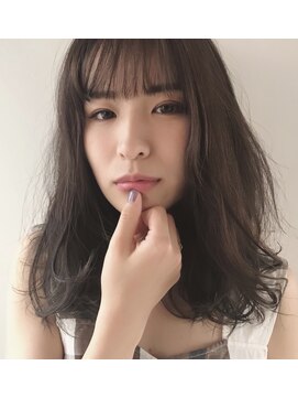 ヴァノンリー(Vanon Lee) 【Vanon Lee hair】ラベンダーアッシュ×ナチュラルウェーブ