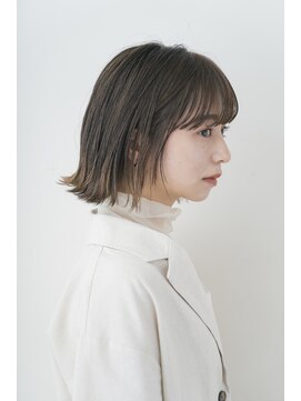 ガーデン タチカワ(garden tachikawa) 【garden tachikawa】スタイリング簡単耳掛けシースルーボブ