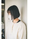 natural straight bob style