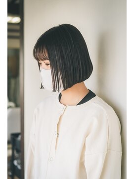 ラクレ(d.la cle) natural straight bob style