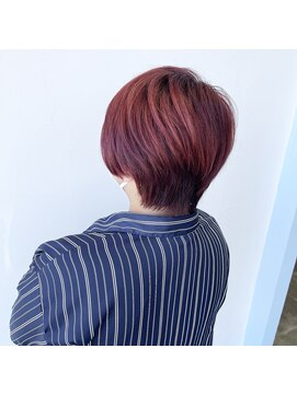 テクライズ 豊橋店(TECHRISE) ショートスタイル☆レッドバイオレット