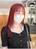 1ブリーチレッドオレンジブラウン