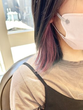 ネオリーブギンザ 銀座店(Neolive GINZA) イヤリングカラー☆ピンクパープル