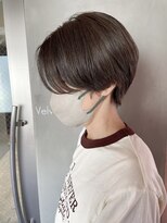 ベルベットヘア 千早店(Velvet hair) ハンサムショート×ダークグレージュ 【福岡聖容】