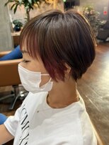 リィリ バイ ロダット 横浜(rili by LODAT)&nbsp;ショートボブ×インナーカラー【rili横浜】