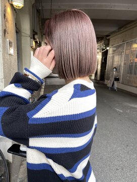 ギフト ポノレ(GIFT pnle) rio＿pink beige bob