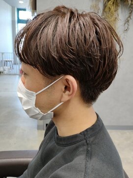 リット×ベリエ(Lit.×belier) 波巻きスパイラルパーマメンズマッシュツイストスパイラルパーマ