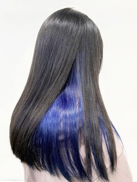 ホワイト 梅田(white) インナーカラー【ブルーバイオレット】