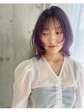 ラニヘアサロン(lani hair salon) ラベンダーカラー/バイオレット/ウルフカット/レイヤーカット
