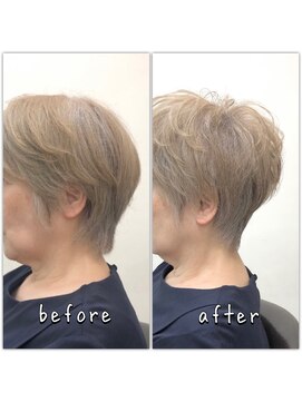 テルミークリニカルデザイン 北千里 30代40代50代似合わせショート比較ショートボブくびれショート