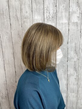 ビューティドレッセヤマノ 池袋パルコ(Beauty Dresse YAMANO) 【ダブルカラー】【ボブ】大人世代でも楽しめるハイトーンカラー