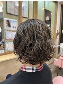 お手入れ簡単パーマスタイル