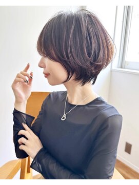 アンド ストーリーズ(&STORIES) ショートボブ髪型20代30代40代50代前髪あり前髪なし面長丸顔小林