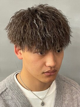 バース バイ ハピネス(BIRTH by happiness) 奈良men's縦落ちツイストスパイラルパーマ