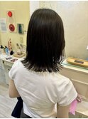 切りっぱなしボブ