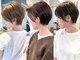 プラグ バイ ネオリーブ(plug by neolive)の写真/横浜駅4分!ふんわり丸み&襟足が収まる美フォルムショート!前髪/顔周りのカットで小顔に[髪質改善/縮毛矯正]
