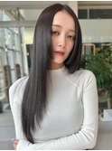 似合わせ小顔レイヤーロング_渋谷/髪質改善