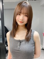 エトラ 渋谷店(etora)&nbsp;小顔 美髪 レイヤーカット イメチェン ワイドバング"