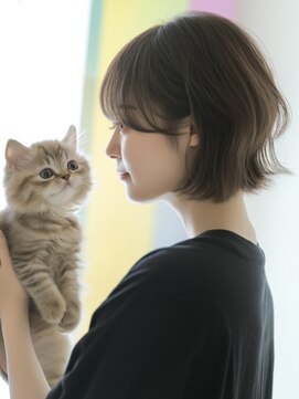 アルトリスト(Altruist Aging×HAIR&SPA) ★ダークアッシュ大人ガーリーボブ着物似合わせカット/髪質改善