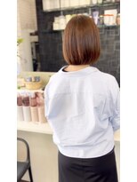 リール(THE RIRE.)&nbsp;＊THE　RIRE.　ハニーブラウン×前下がりボブ×ヘッドスパ＊