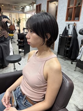 シールドヘアー 沖縄 新都心(C'LD Hair) 那覇美容室/おもろまち美容室/小顔ショート/丸みショート/カット