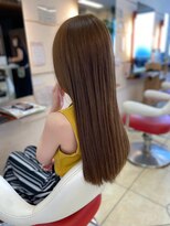 美容室 ルーフトップ(Roof top)&nbsp;髪質改善白髪ぼかしハイライトカラー前髪カットベージュカラー