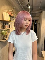 フォート(FORT)&nbsp;m27_レイヤー×ペールピンク/ダブルカラー/レイヤーカット