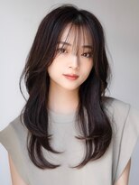 エインアンリー 明治神宮前(AIN.ANLY.)&nbsp;◎デジタルパーマ暗めカラーコテ巻き風パーマ縮毛矯正韓国風