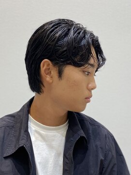 ジェントルショート/センターパート/ニュアンスパーマ/豊洲