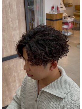 エッジ(EDGE) 大分メンズ刈り上げショートマッシュ波巻きパーマ
