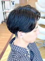 イーストハムアネーロ(EAST HAM anello)&nbsp;メンズカット/センターパート/マッシュショート/フェザー