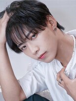 MEN'S HAIR BLEACHi 岐阜柳津店【メンズ ヘア ブリーチ】【4月29日オープン（予定）】&nbsp;【BLEACHi】シースルーセンターパート【numberA.×BLEACHi】