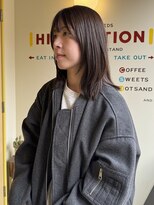 ヒントステーション(HINTSTATION) 〈浅草 半個室〉ナチュラルレイヤー×オリーブブラウン