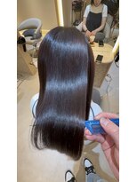 リリー 鷺沼店(RILLY) 〈キシタクヘアー〉髪質改善カラー×バイオレットブラウン