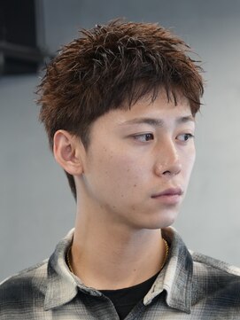フィフス 札幌大通(fifth) 札幌大通スパイキーショートパーマ短髪men'sルーズショート緩め