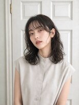 アロマ ヘアルーム 池袋店(AROMA hair room) ミディアムレイヤー/ウェーブパーマ/おしゃれパーマ/前髪/池袋