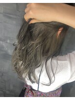 ヘアサロンエム 大宮東口(HAIR SALON M)&nbsp;デザインカラー/厚めバング/ローライト/スリークボブ