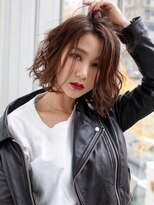 エムスラッシュ みなとみらい馬車道店(M SLASH)&nbsp;M.SLASH馬車道/ランダムパーマ/エアリーミディ/前下がり/ボブz2